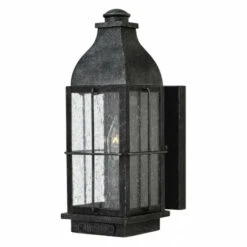 New ⭐ Hinkley Lighting Hinkley Bingham 1-Light Outdoor Wall Mount In Greystone 👏