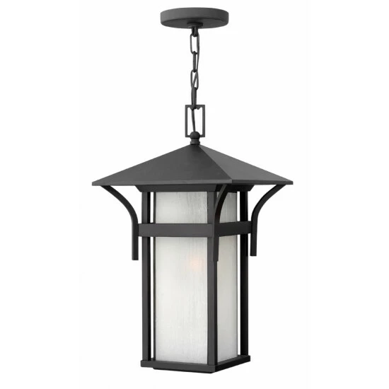 Outlet ✔️ Hinkley Lighting Hinkley Harbor 1-Light Outdoor Pendant In Satin Black 😍 1 Outlet ✔️ Hinkley Lighting Hinkley Harbor 1-Light Outdoor Pendant In Satin Black 😍