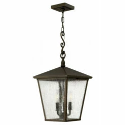 New ✨ Hinkley Lighting Hinkley Trellis 3-Light Outdoor Pendant In Regency Bronze 🎉