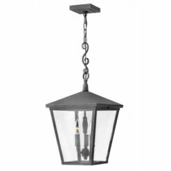 Budget 🥰 Hinkley Lighting Hinkley Trellis 3-Light Outdoor Pendant In Aged Zinc ⌛