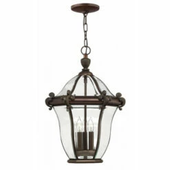 Flash Sale 😀 Hinkley Lighting Hinkley San Clemente 3-Light Outdoor Pendant In Copper Bronze 😍