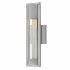 Best Pirce 🥰 Hinkley Lighting Hinkley Mist 1-Light Outdoor Wall Mount In Titanium 💯