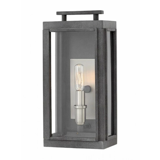 Hot Sale ๐ฅฐ Hinkley Lighting Hinkley Sutcliffe 1-Light Outdoor Wall Mount In Aged Zinc โญ 1 Hot Sale ๐ฅฐ Hinkley Lighting Hinkley Sutcliffe 1-Light Outdoor Wall Mount In Aged Zinc โญ