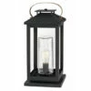 Best Sale 😍 Hinkley Lighting Hinkley Atwater 1-Light Outdoor Pier Mount In Black 🔥