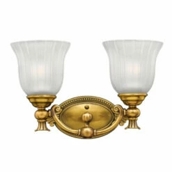 Buy 🔔 Hinkley Lighting Hinkley Francoise 2-Light Vanity Light In Burnished Brass 😍