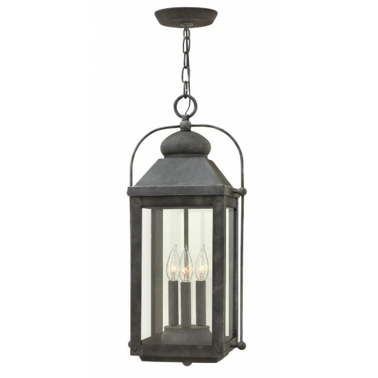Cheap 🤩 Hinkley Lighting Hinkley Anchorage 3-Light Outdoor Pendant In Aged Zinc 🛒 1 Cheap 🤩 Hinkley Lighting Hinkley Anchorage 3-Light Outdoor Pendant In Aged Zinc 🛒