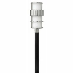 Coupon 😉 Hinkley Lighting Hinkley Saturn 1-Light Outdoor Post Mount In Stainless Steel 🎉