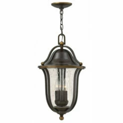 Discount ⭐ Hinkley Lighting Hinkley Bolla 3-Light Outdoor Pendant In Olde Bronze ❤️