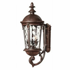 Hot Sale 😍 Hinkley Lighting Hinkley Windsor 3-Light Outdoor Wall Mount In River Rock 😀