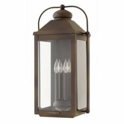 Outlet 🥰 Hinkley Lighting Hinkley Anchorage 4-Light Outdoor Wall Mount In Light Oiled Bronze 🔥