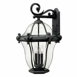 Brand new 🎁 Hinkley Lighting Hinkley San Clemente 4-Light Outdoor Wall Mount In Museum Black 😉