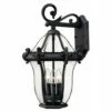 New 👏 Hinkley Lighting Hinkley San Clemente 3-Light Outdoor Wall Mount In Museum Black 🎉