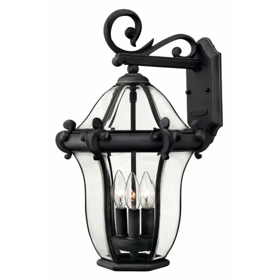 New 👏 Hinkley Lighting Hinkley San Clemente 3-Light Outdoor Wall Mount In Museum Black 🎉 1 New 👏 Hinkley Lighting Hinkley San Clemente 3-Light Outdoor Wall Mount In Museum Black 🎉