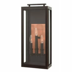 Best reviews of 💯 Hinkley Lighting Hinkley Sutcliffe 3-Light Outdoor Wall Mount In Oil Rubbed Bronze 👍
