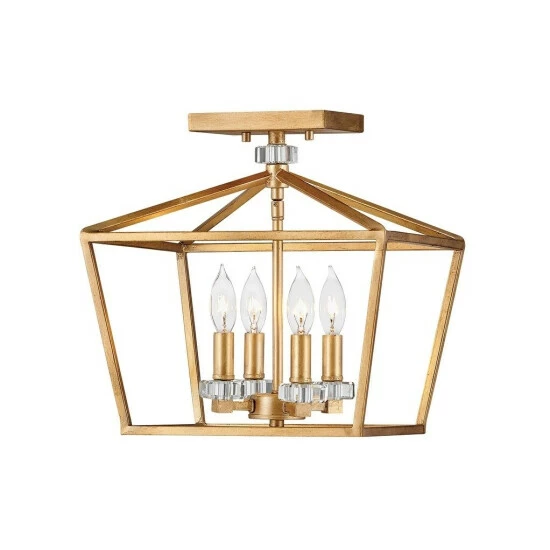 Discount 🌟 Hinkley Lighting Hinkley Stinson 4-Light In Distressed Brass 🔥 1 Discount 🌟 Hinkley Lighting Hinkley Stinson 4-Light In Distressed Brass 🔥