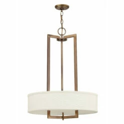 Top 10 ✔️ Hinkley Lighting Hinkley Hampton 3-Light Chandelier In Brushed Bronze 🔔