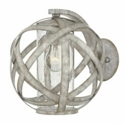 New 🔔 Hinkley Lighting Hinkley Carson 1-Light Outdoor Wall Mount In Weathered Zinc ❤️