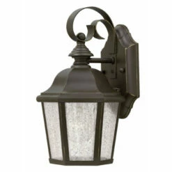 Outlet ❤️ Hinkley Lighting Hinkley Edgewater 1-Light Outdoor Wall Mount In Oil Rubbed Bronze ✔️