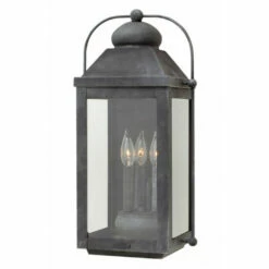 Cheapest ✔️ Hinkley Lighting Hinkley Anchorage 3-Light Outdoor Wall Mount In Aged Zinc 🥰