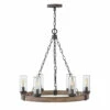 Coupon 🎉 Hinkley Lighting Hinkley Sawyer 6-Light Outdoor Chandelier In Sequoia 🤩