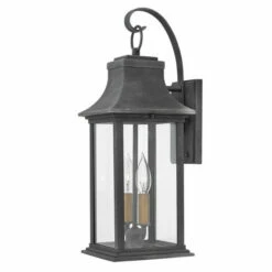 Best Sale ⌛ Hinkley Lighting Hinkley Adair 2-Light In Aged Zinc 🔥