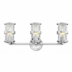 New 🎁 Hinkley Lighting Hinkley Noah 3-Light Vanity Light In Chrome 🧨