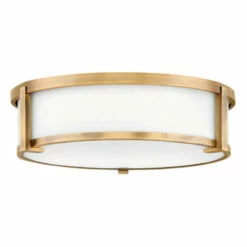 Coupon 😍 Hinkley Lighting Hinkley Lowell 3-Light Flush Mount In Brushed Bronze 🔥