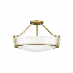 Best Sale 👏 Hinkley Lighting Hinkley Hathaway 4-Light Semi-Flush Mount In Heritage Brass 🧨