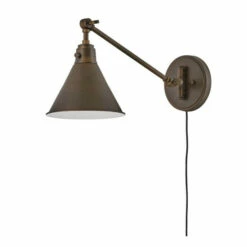 Cheap 🎉 Hinkley Lighting Hinkley Arti 1-Light Sconce In Olde Bronze 😀