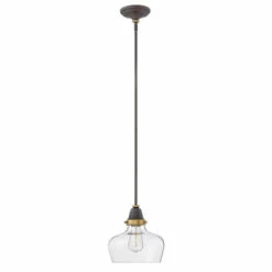 Brand new 🛒 Hinkley Lighting Hinkley Academy 1-Light Pendant In Oil Rubbed Bronze 😀