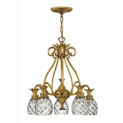Discount 🛒 Hinkley Lighting Hinkley Plantation 5-Light Chandelier In Burnished Brass ⭐