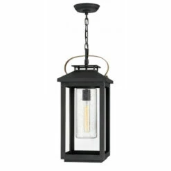 Promo ✨ Hinkley Lighting Hinkley Atwater 1-Light Outdoor Pendant In Black 🌟