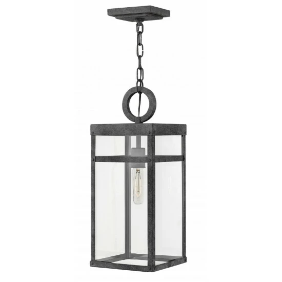 Wholesale 😉 Hinkley Lighting Hinkley Porter 1-Light Outdoor Pendant In Aged Zinc ✔️ 1 Wholesale 😉 Hinkley Lighting Hinkley Porter 1-Light Outdoor Pendant In Aged Zinc ✔️
