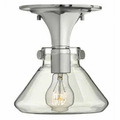 Flash Sale ⌛ Hinkley Lighting Hinkley Congress 1-Light Flush Mount In Chrome ✨