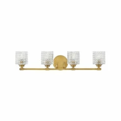 Outlet 🧨 Hinkley Lighting Hinkley Elle 4-Light Vanity In Heritage Brass 😉