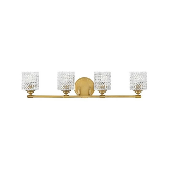 Outlet ๐งจ Hinkley Lighting Hinkley Elle 4-Light Vanity In Heritage Brass ๐ 1 Outlet ๐งจ Hinkley Lighting Hinkley Elle 4-Light Vanity In Heritage Brass ๐