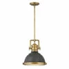 Coupon ⭐ Hinkley Lighting Hinkley Keating 1-Light In Heritage Brass With Aged Zinc 🥰