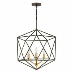 Best deal 🎁 Hinkley Lighting Hinkley Astrid 3-Light Chandelier In Metallic Matte Bronze 💯