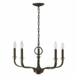 Flash Sale 👍 Hinkley Lighting Hinkley Rutherford 5-Light Chandelier In Oil Rubbed Bronze - Small 🤩