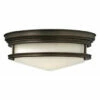 Best Sale 🔥 Hinkley Lighting Hinkley Hadley 3-Light Flush Mount In Oil Rubbed Bronze 👍