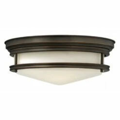 Best Sale 🔥 Hinkley Lighting Hinkley Hadley 3-Light Flush Mount In Oil Rubbed Bronze 👍