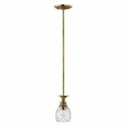 Wholesale 🤩 Hinkley Lighting Hinkley Plantation 1-Light Mini Pendant In Burnished Brass 👍