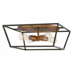 Coupon ⭐ Hinkley Lighting Hinkley Fulton 4-Light Flush Mount In Bronze ✔️