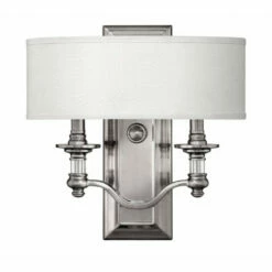 Best Pirce 🎉 Hinkley Lighting Hinkley Sussex 2-Light Sconce In Brushed Nickel 🎉