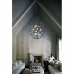 Top 10 😉 Hinkley Lighting Fredrick Ramond 12 Light Chelier Mondo Polished Chrome - One Size 😀