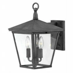 Brand new 💯 Hinkley Lighting Hinkley Trellis 3-Light Outdoor Wall Mount In Aged Zinc ✔️