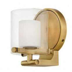 Buy 😍 Hinkley Lighting Hinkley Rixon 1-Light Sconce In Heritage Brass ⌛