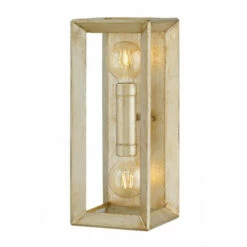 Discount ✔️ Hinkley Lighting Hinkley Tinsley 2-Light Sconce In Silver Leaf 🔥