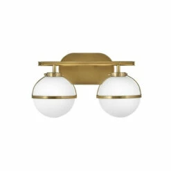 Buy 😍 Hinkley Lighting Hinkley Hollis 2-Light Vanity In Heritage Brass 👏