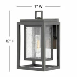 Buy 👍 Hinkley Lighting Hinkley Republic 1-Light Outdoor Wall Mount In Oil Rubbed Bronze 🔥 -Hinkley Lighting Sales unnamed file 357